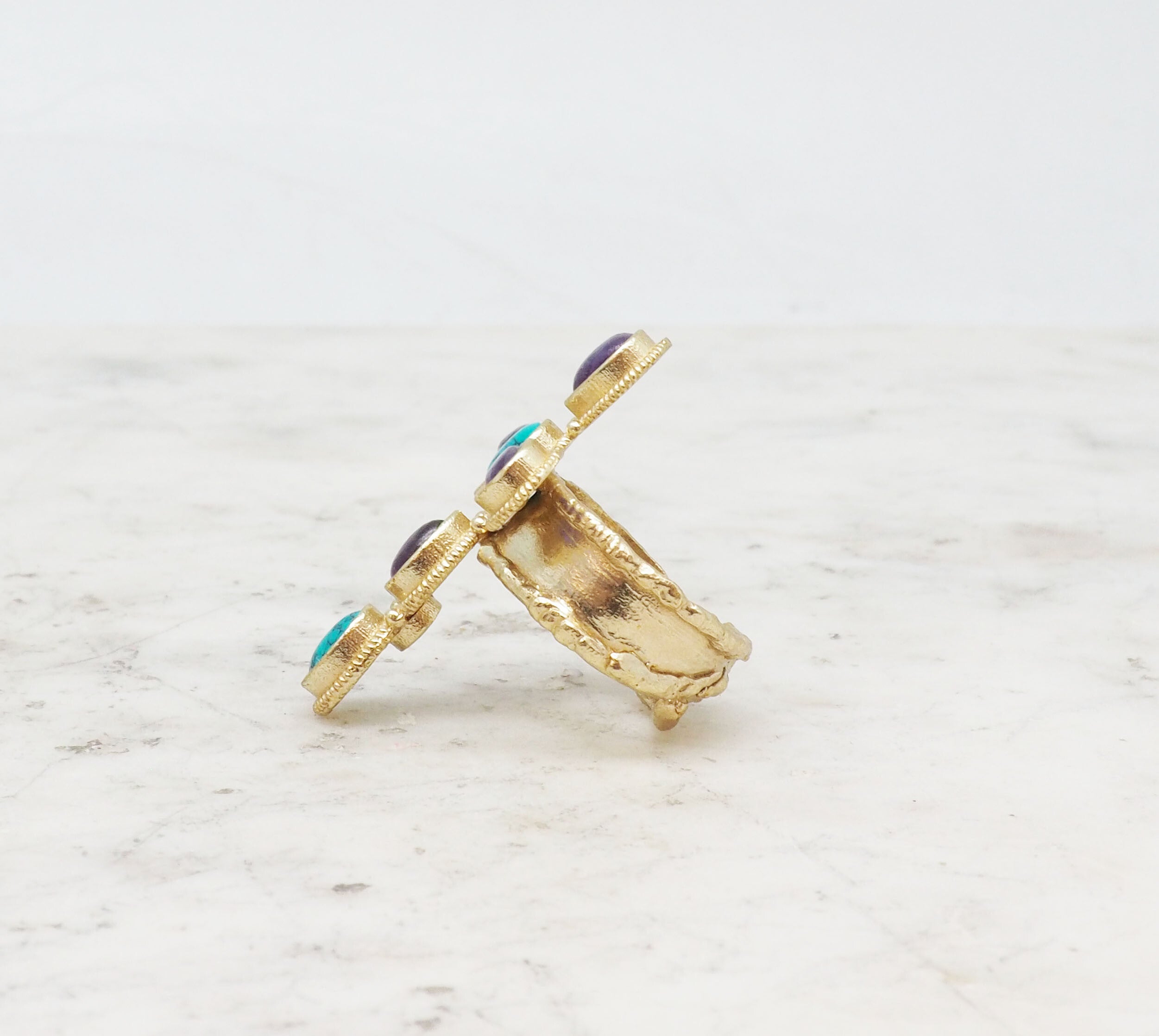 Faith - Bague Turquoise