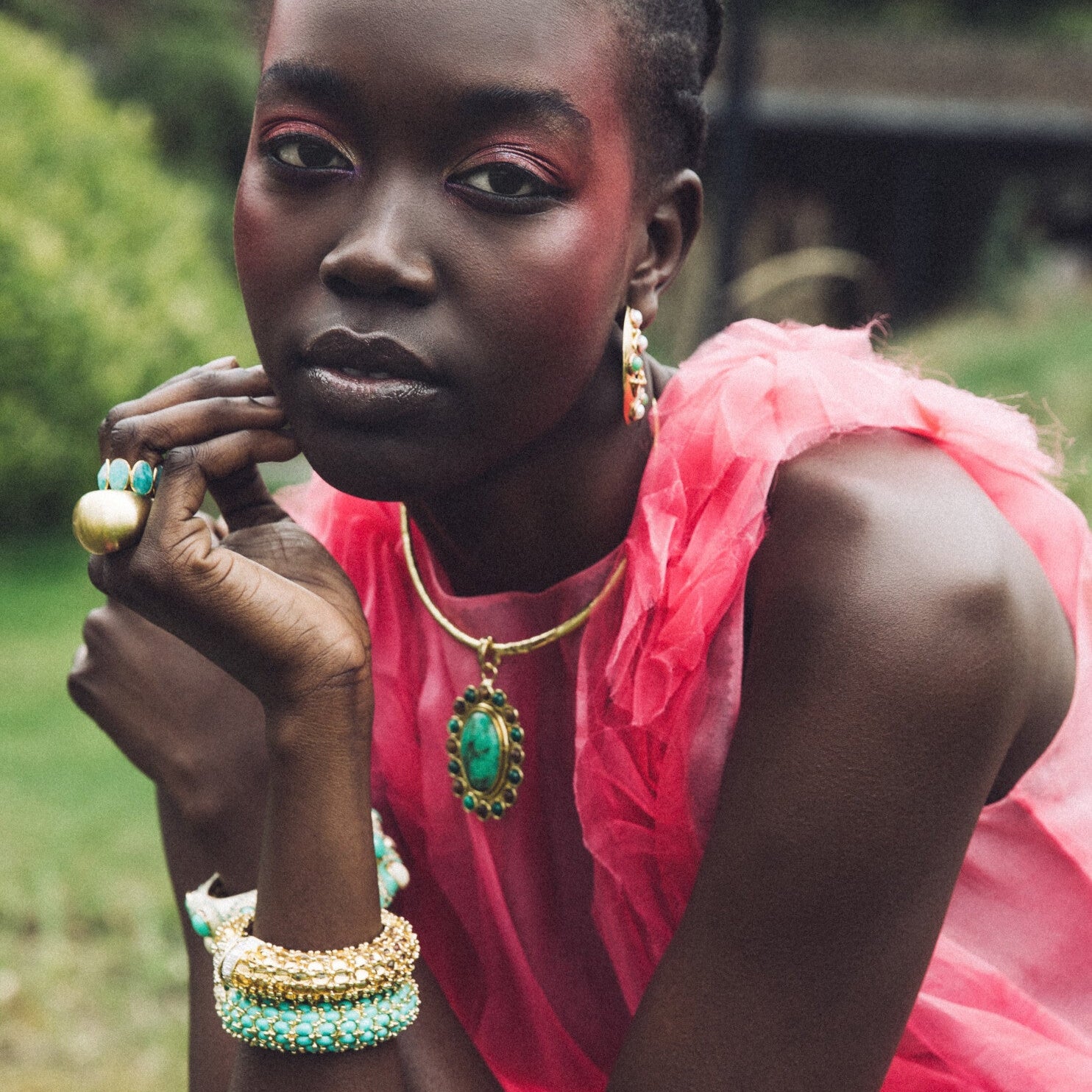 Le Jonc Tigre - Vert d'eau