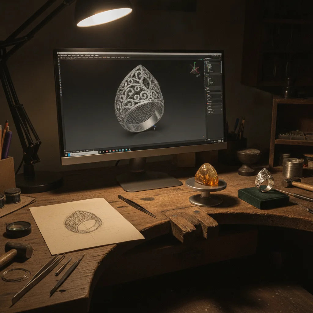 Modélisation 3D création bijoux, le guide complet 2026