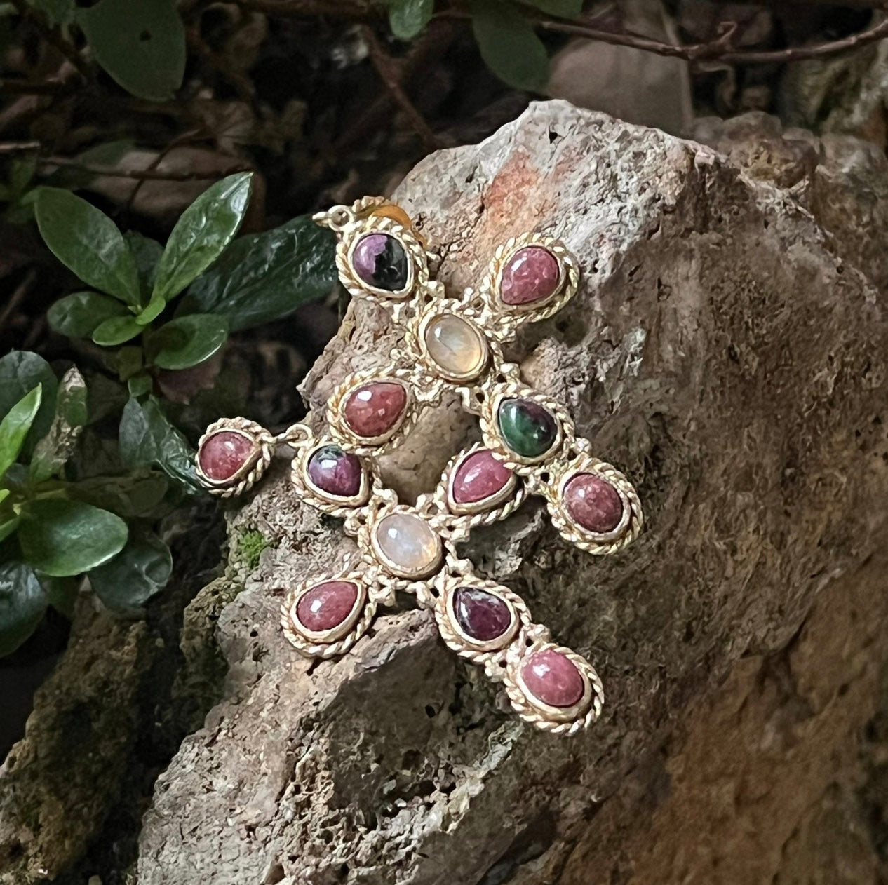 Faith - Ruby Zoisite Earrings