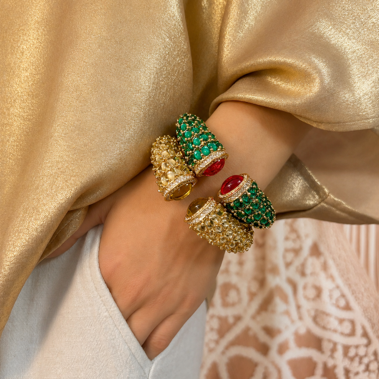 The Tuvalu Bangle - Red