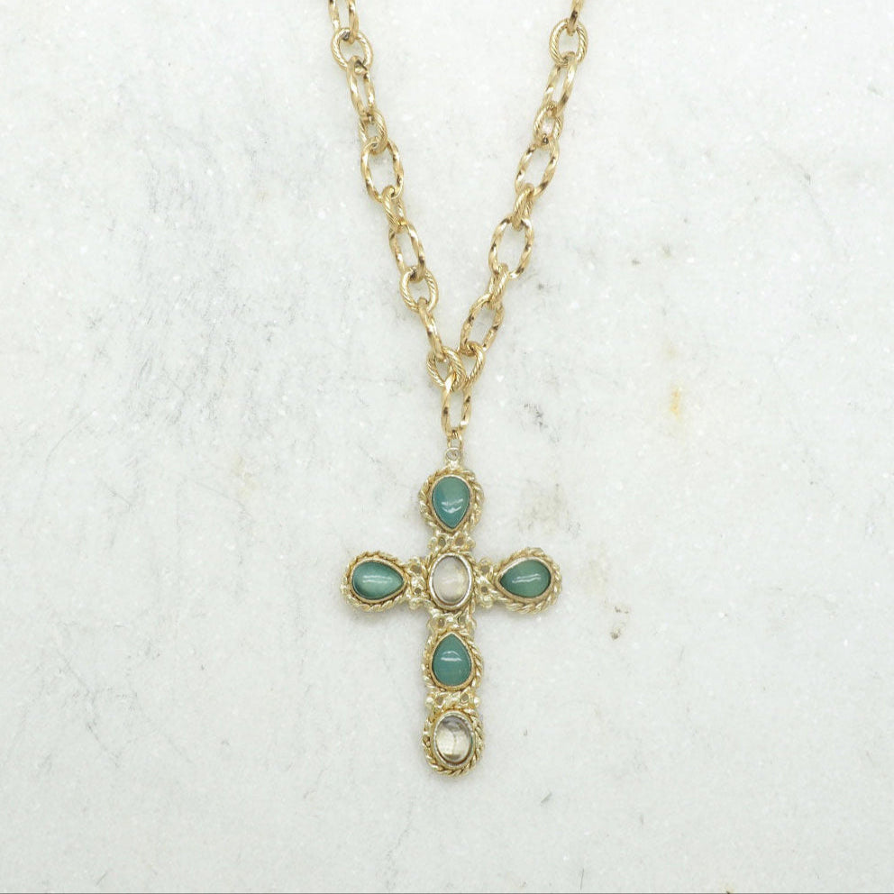 Faith - Ruby Zoisite Necklace