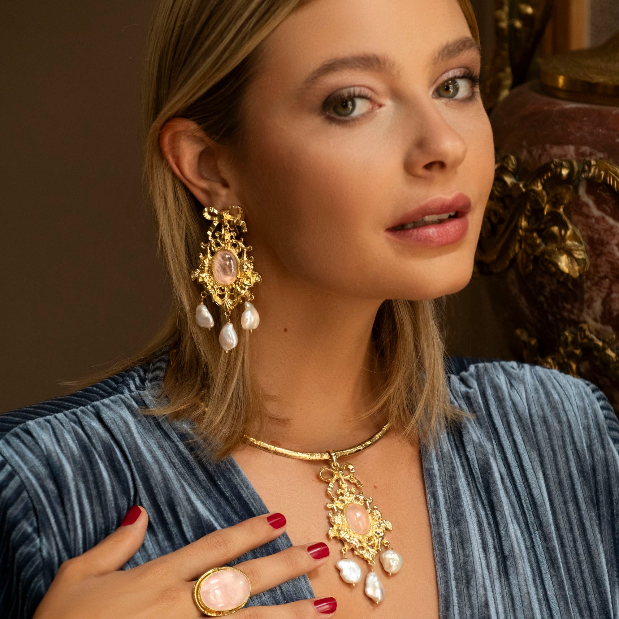Baroquéa - Boucles d'oreilles