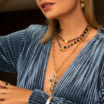 Faith Emotion collier - Lapis et Malachite