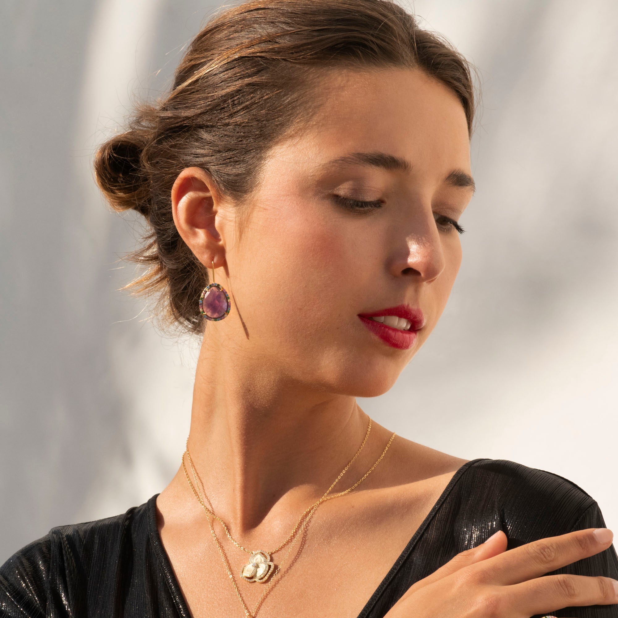 Boucles Espoir - Améthyste