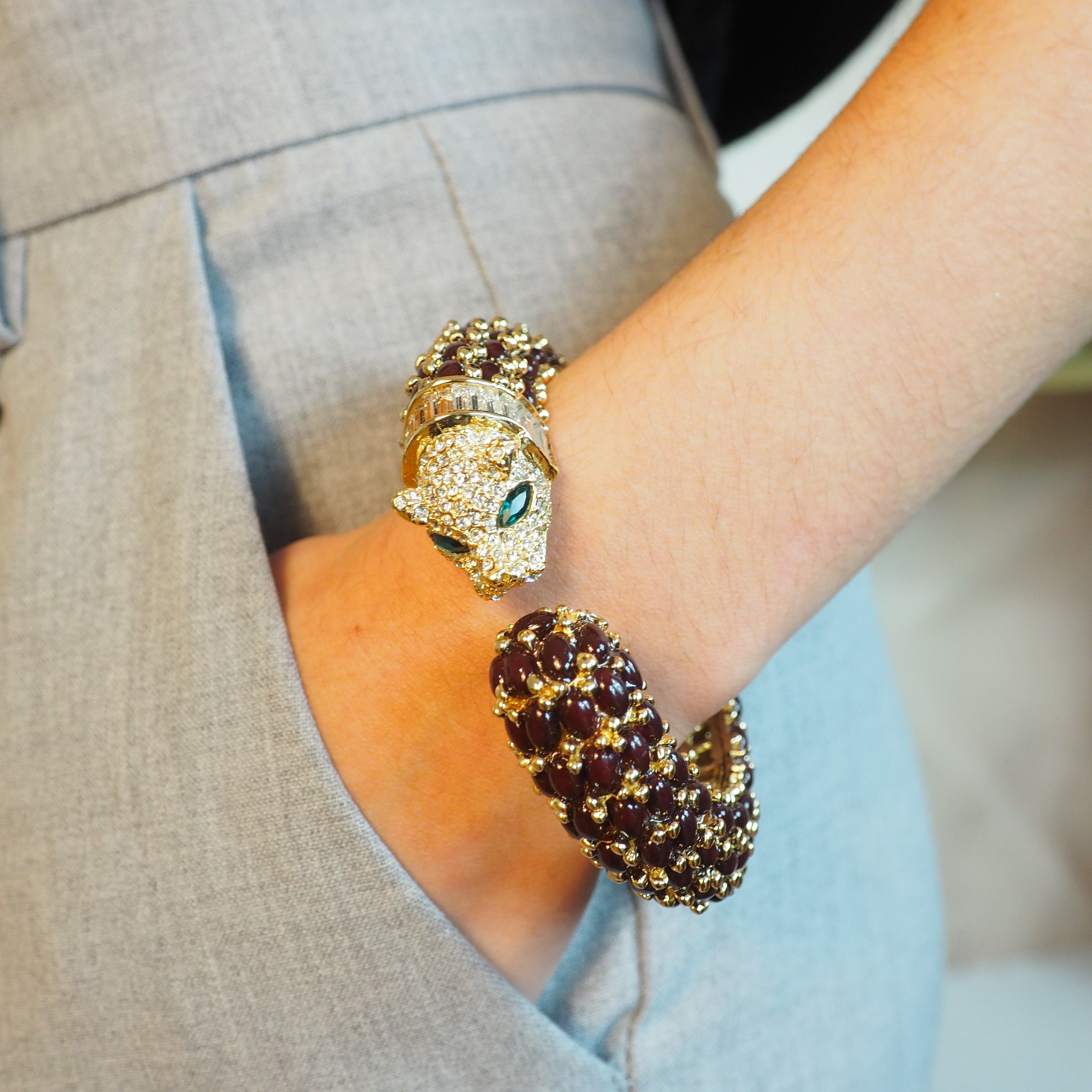 The Tiger Bangle - Blue