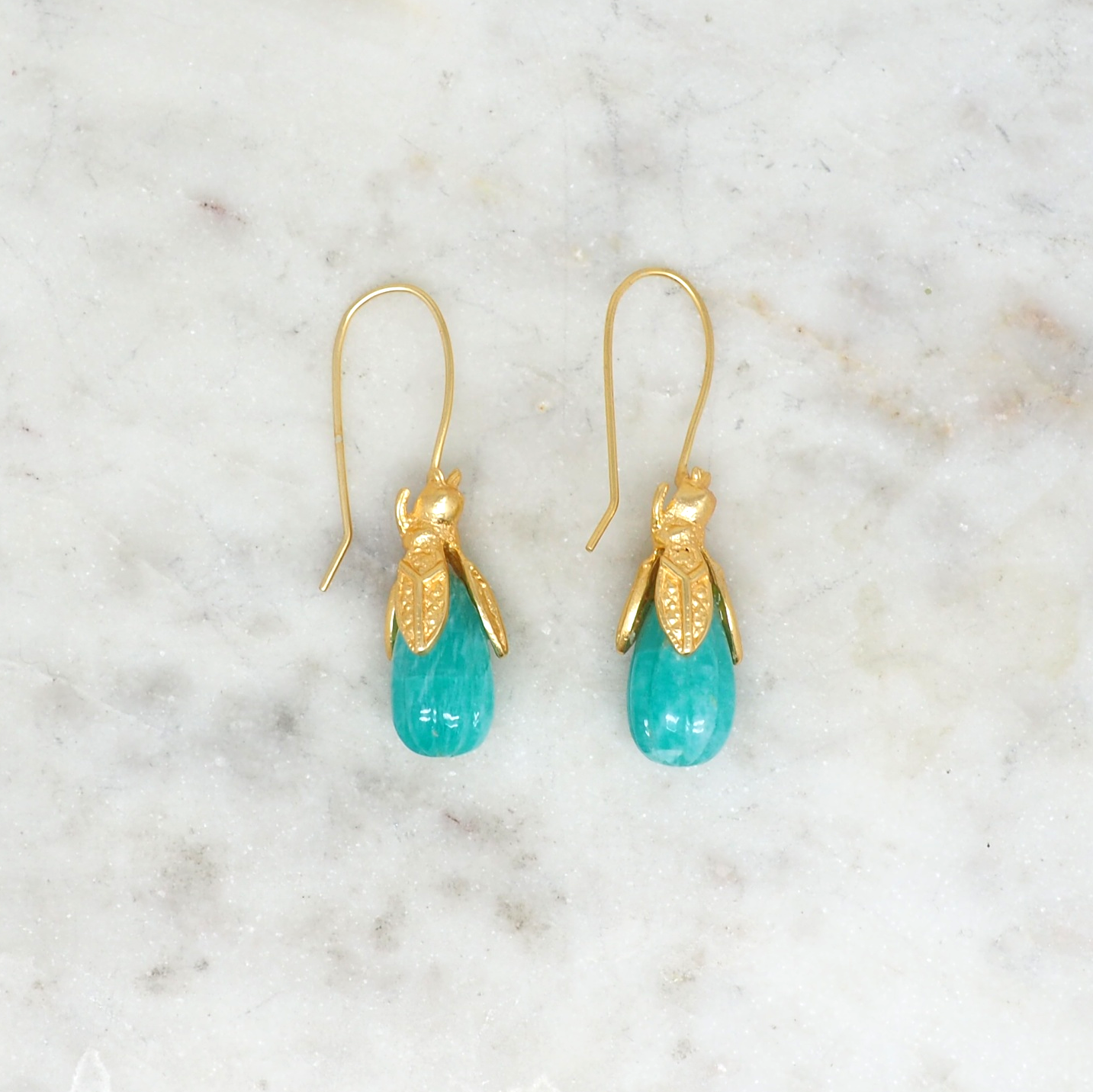 Totem - Boucle d'oreille Amazonite