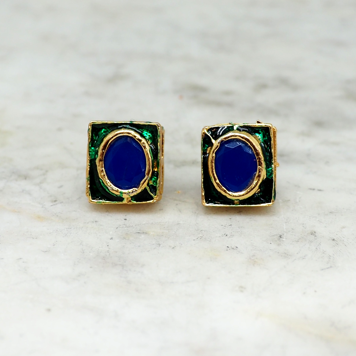 Massy - Boucle d'oreille Bleue