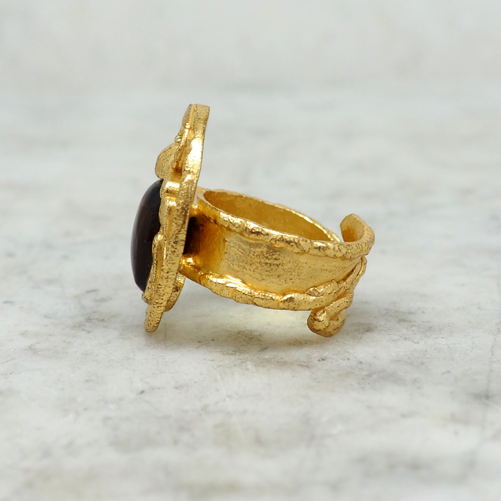 Montevideo - Bague Oeil de Tigre