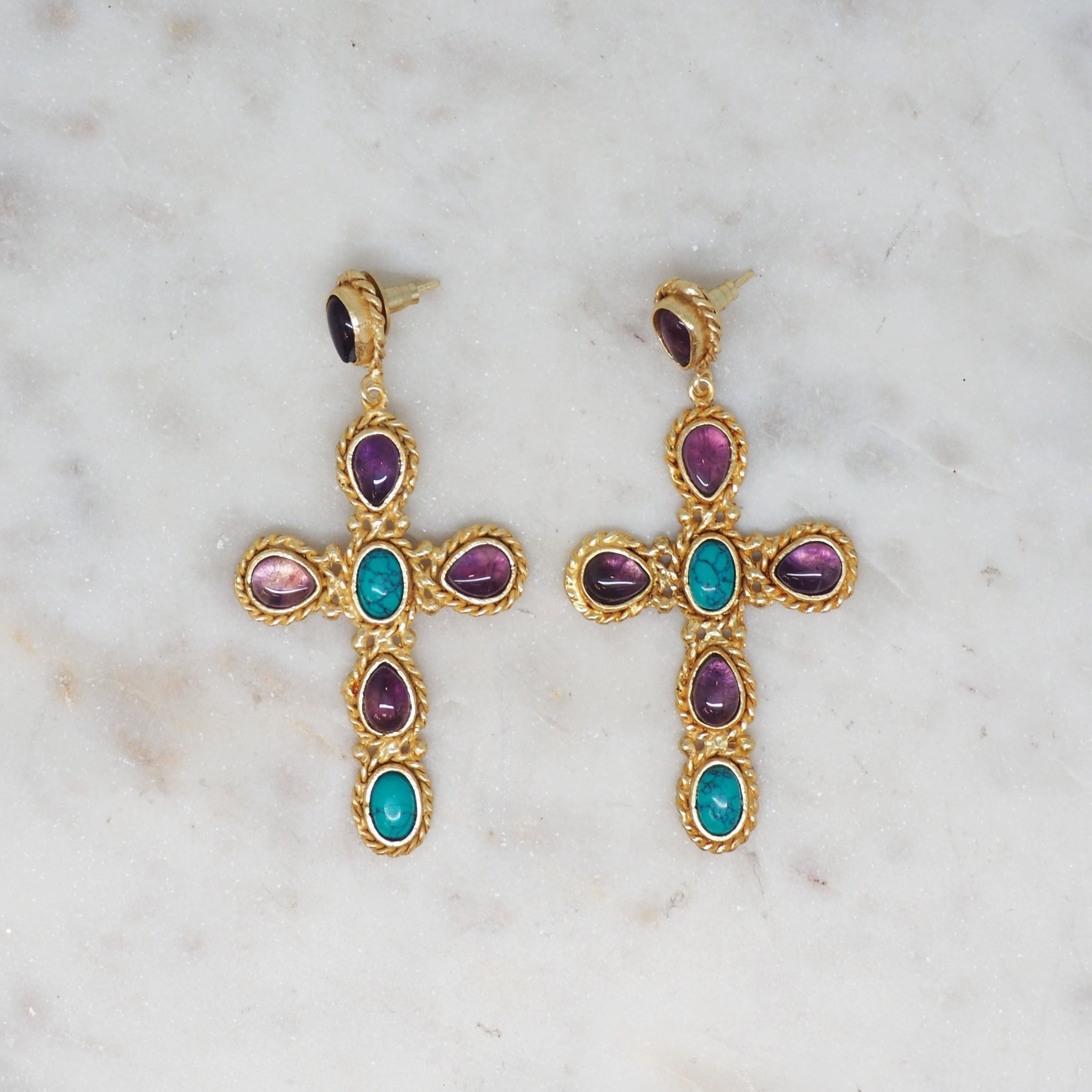 Faith - Turquoise Earrings