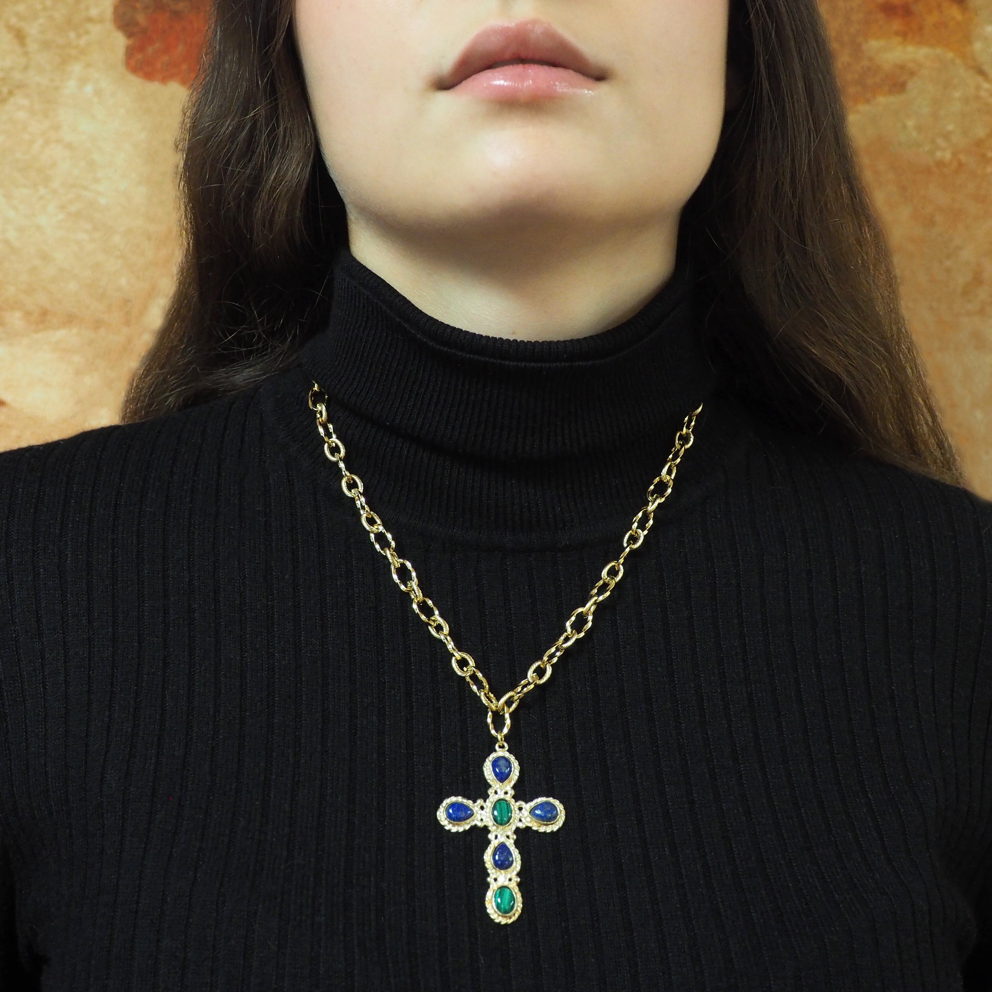 Faith Emotion collier - Lapis et Malachite