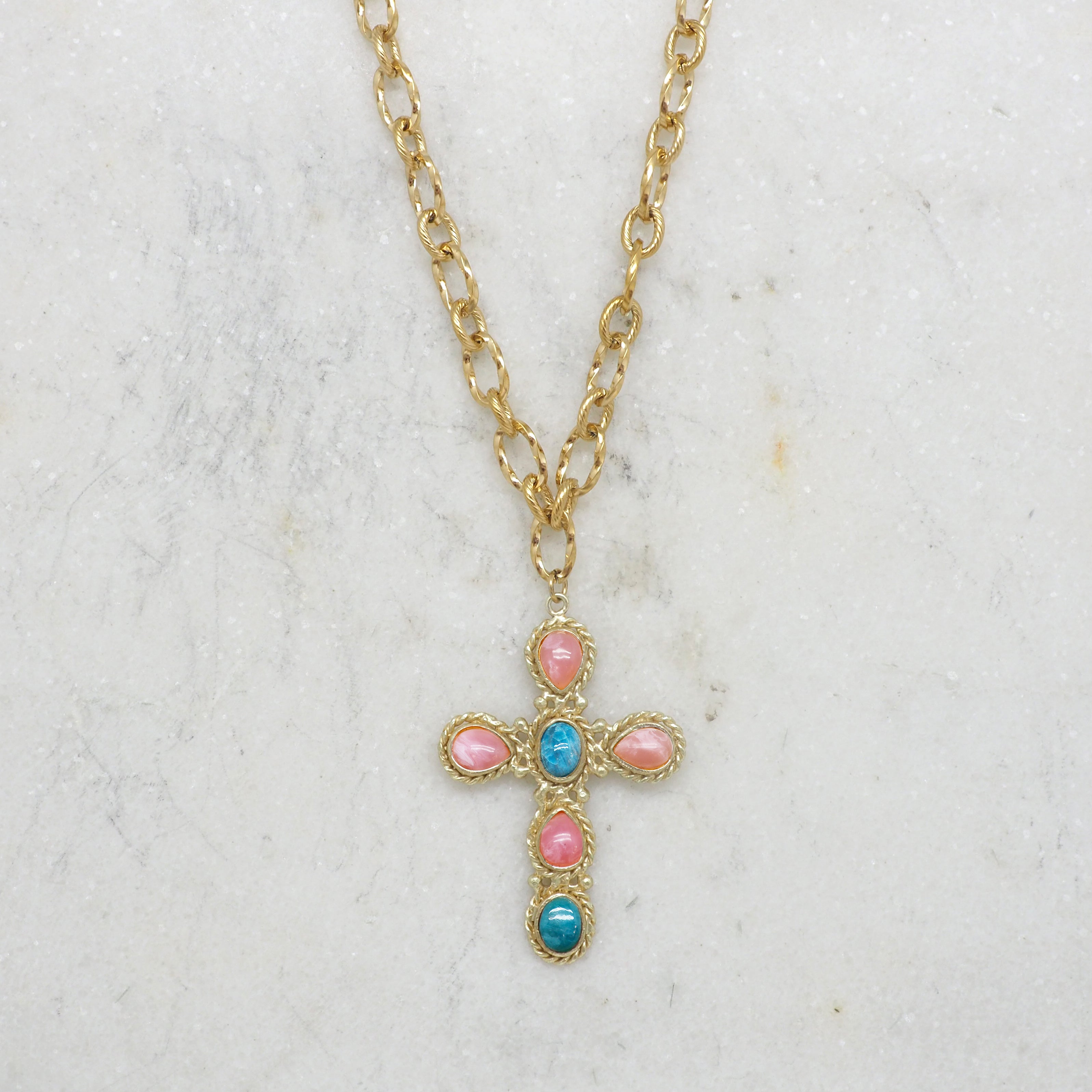 Faith - Rhodocrosite Necklace