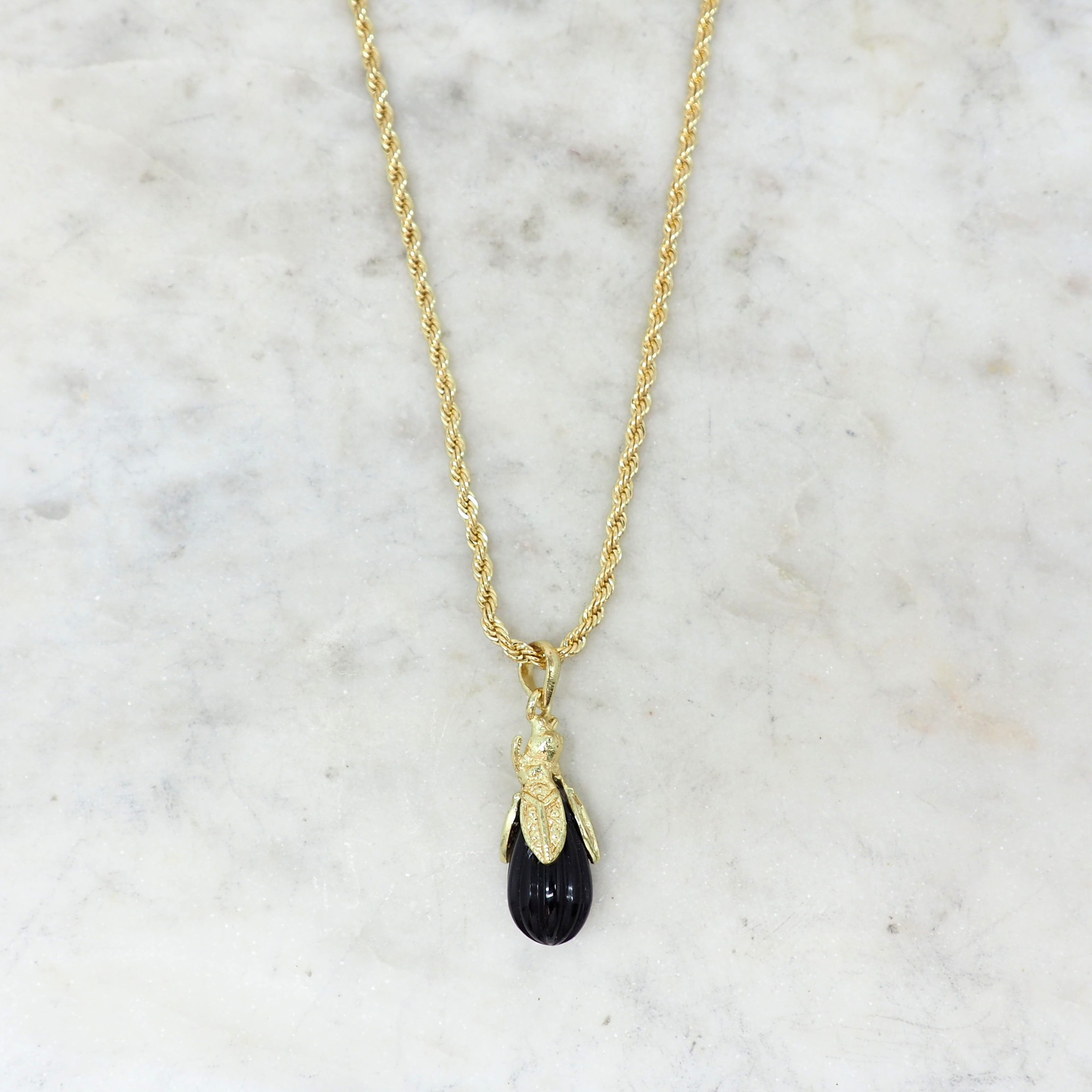Totem - Collier Onyx noir