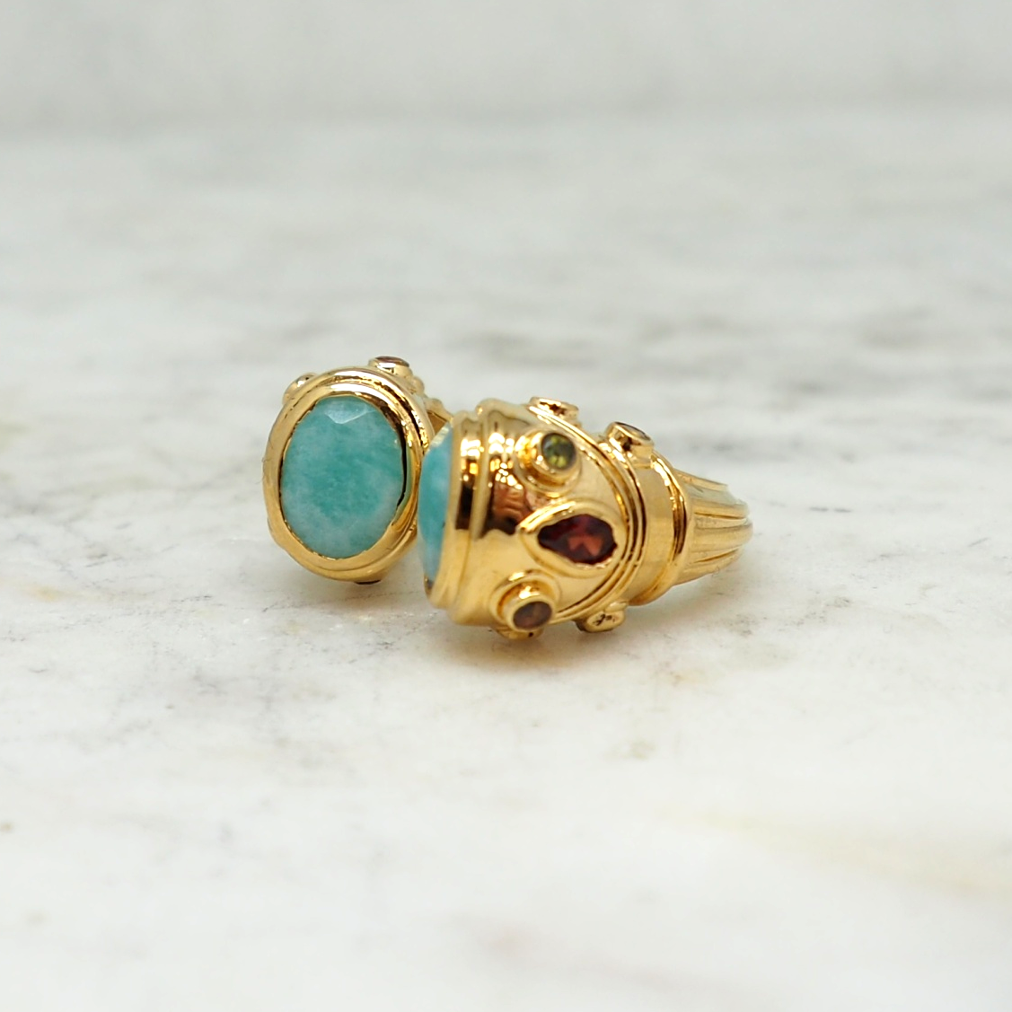 Héritage Bague - Amazonite