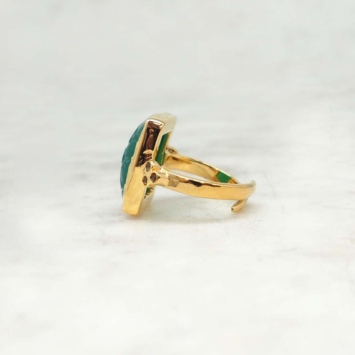 Green Lotus - Bague