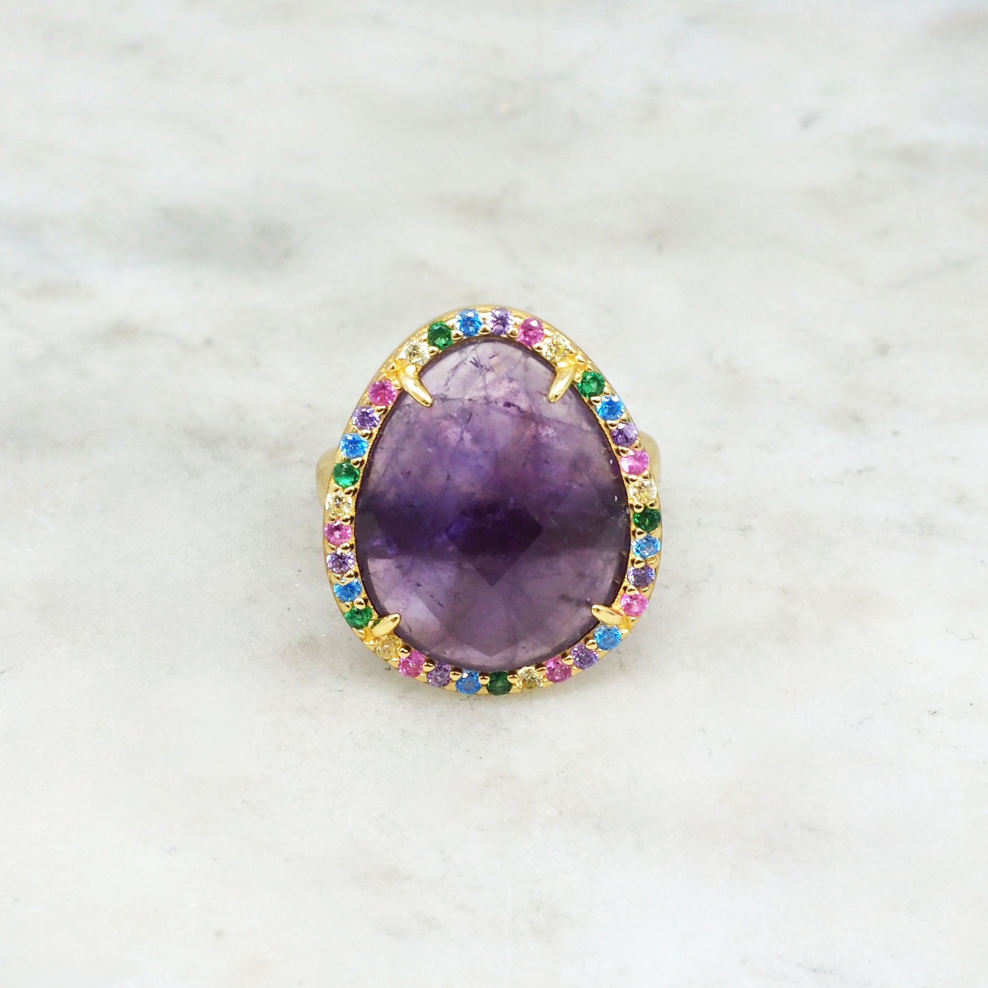 Bague Espoir - Améthyste