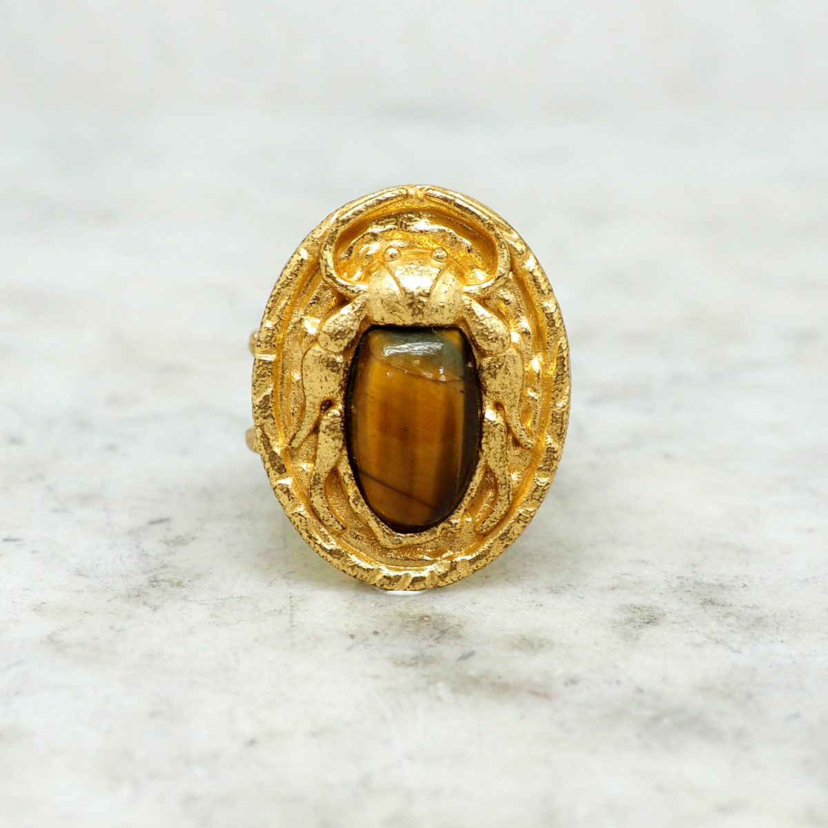 Montevideo - Bague Oeil de Tigre