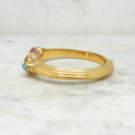 Héritage - Calcedoine rose et Amazonite