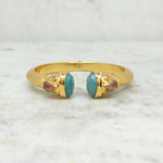 Héritage - Amazonite et Calcédoine rose