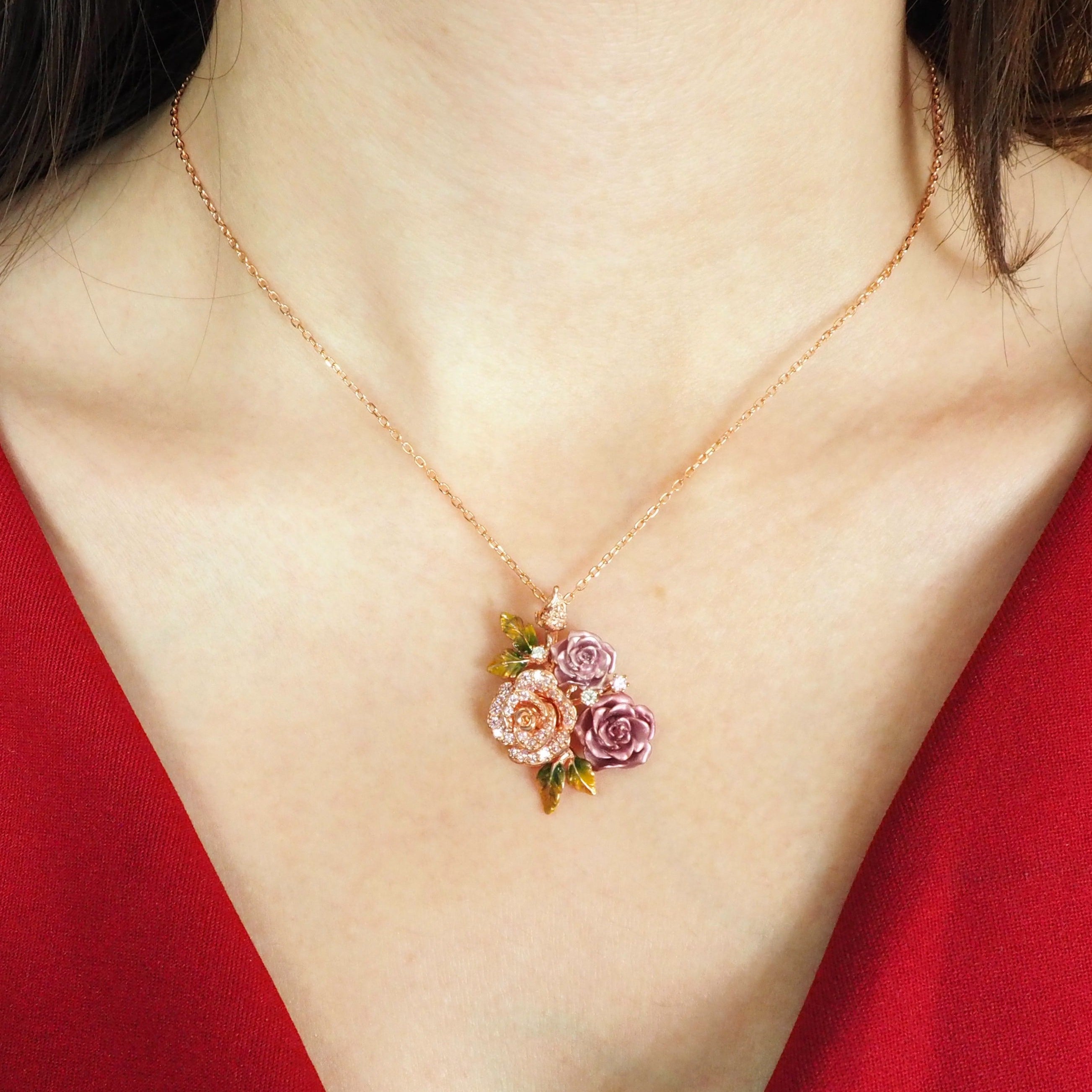 Bouquet de Roses - Collier