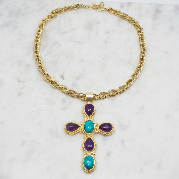 Faith - Turquoise Necklace