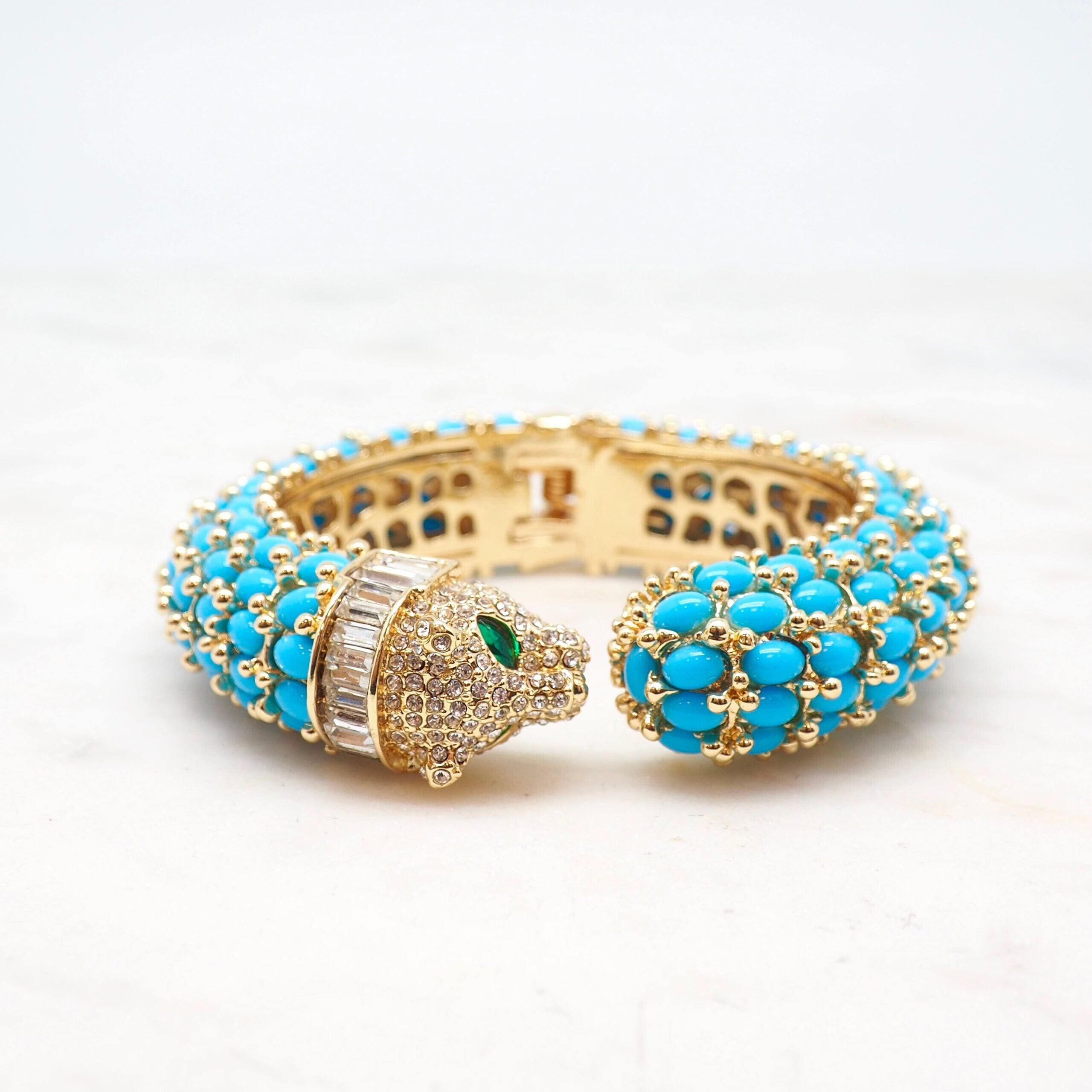 The Tiger Bangle - Turquoise