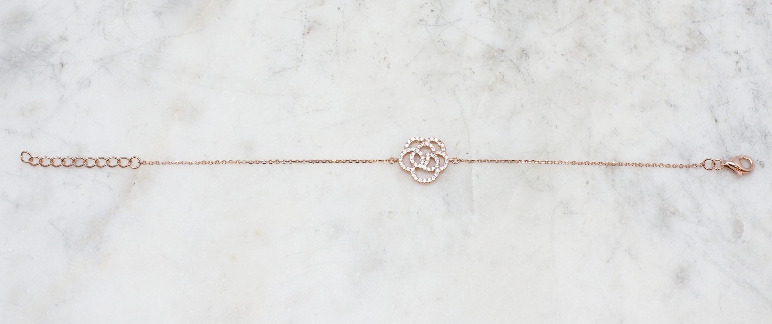 Flora - Bracelet Rose