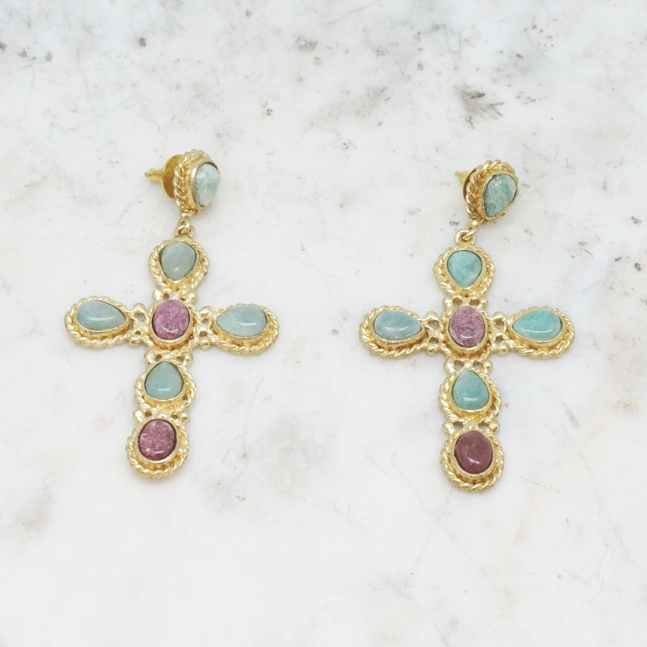 Faith - Amazonite Earrings
