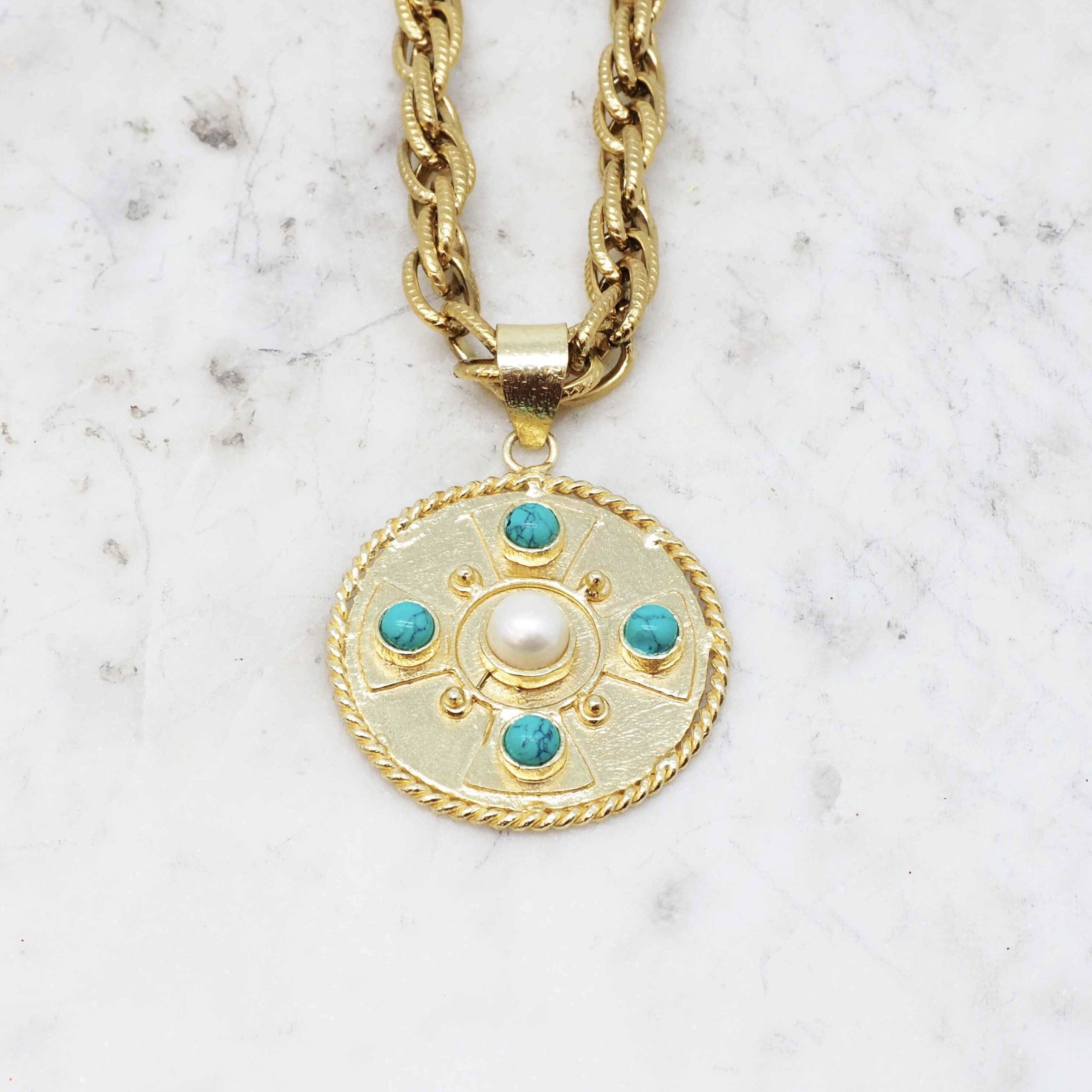 The Medallion - Turquoise